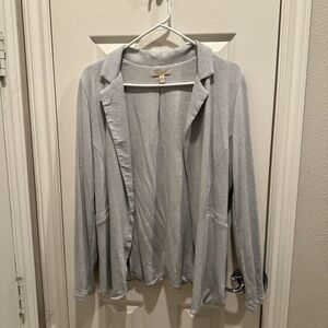 Bordeaux Striped Gray Top